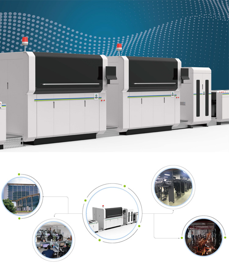 8-color double-sided high-speed ink-jet rotary Digital printing machine