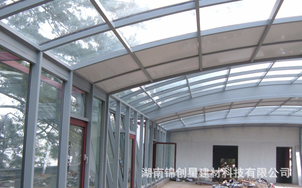 Changsha Sunshine House Villa Sunshine House Double Layer Tempered Glass Sunshine House Door Measurement Design and Installation