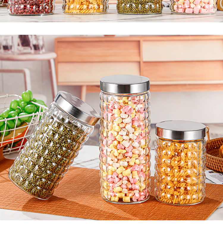 Glass sealed cans, moisture-proof and leak proof honey bottles, grain and miscellaneous grain storage boxes, tea storage tanks, wholesale by manufacturers