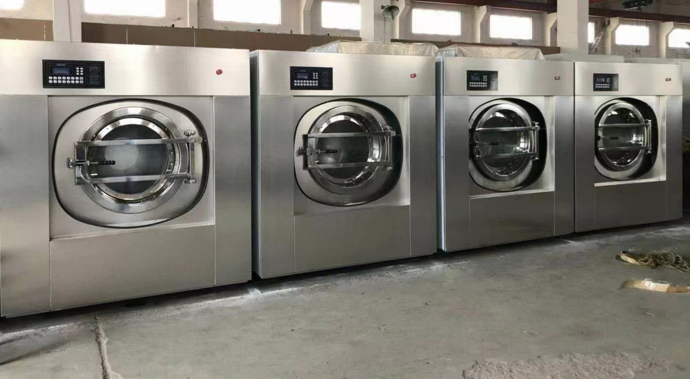 Recycling second-hand washing aircraft, 100 kg gas dryer, industrial washing machine