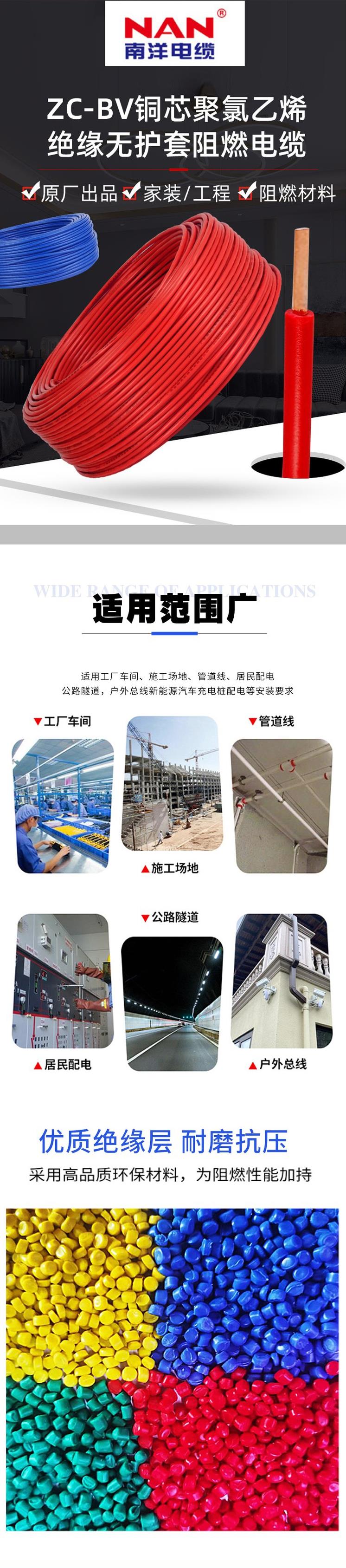 Nanyang cable YJV, ZC-YJV flame-retardant grade Nanpai wire and cable support customization