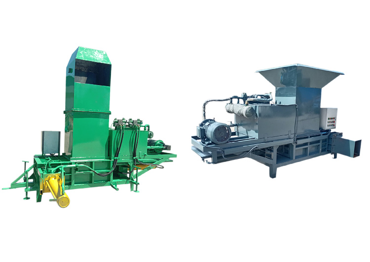 Fully automatic straw baler, square bundle, green storage, and grass material briquetting machine, small hydraulic grass baler