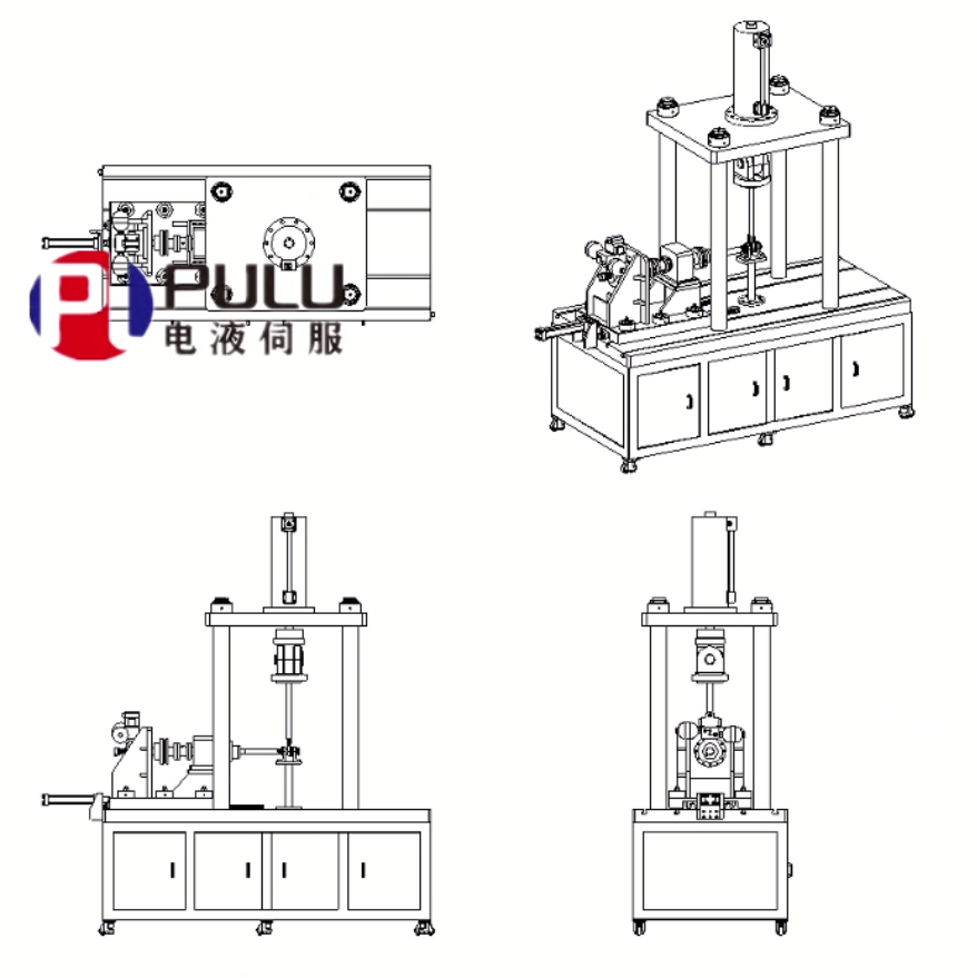 Electro hydraulic servo torsion testing machine, swing testing machine, servo swing cylinder, bearing friction testing machine