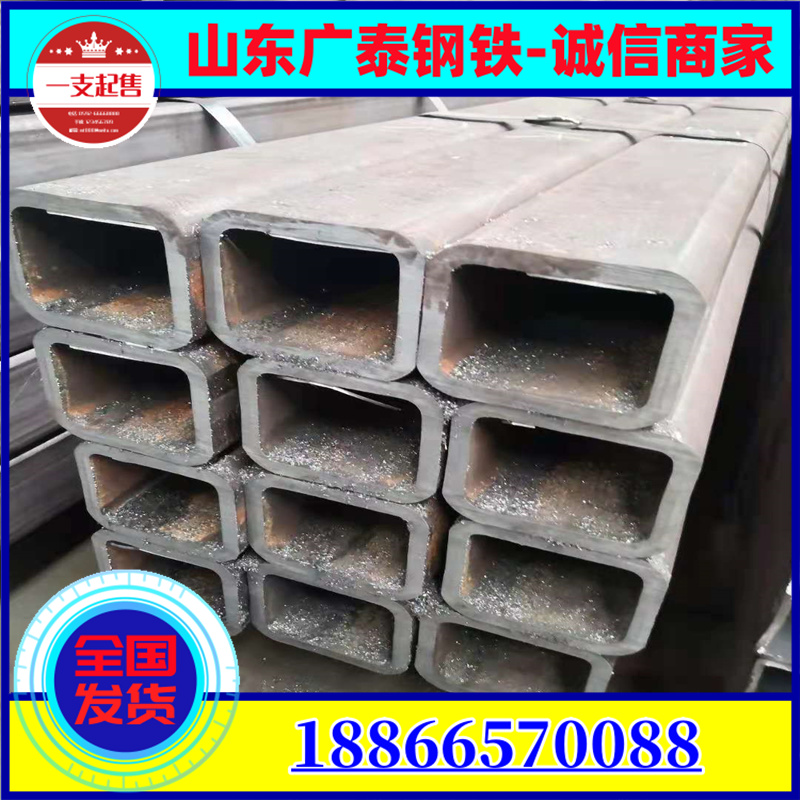 National standard Q355B low alloy square tube 16MN rectangular tube large diameter thick wall hot-dip galvanized square tube