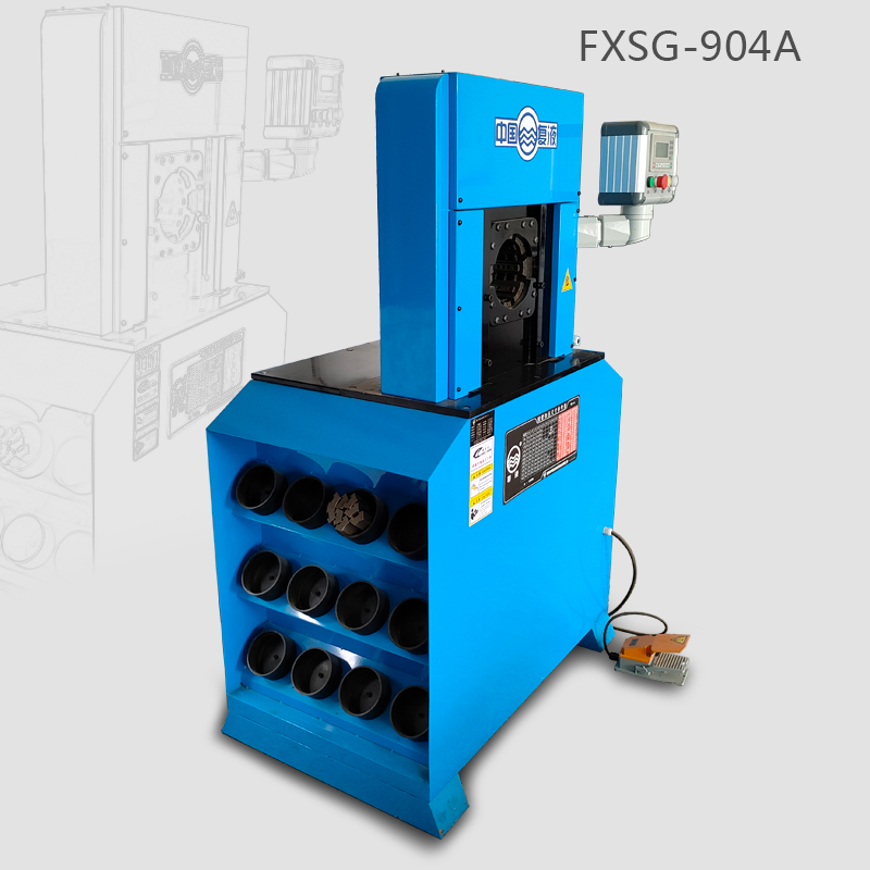 One year warranty for hydraulic lock pipe machine, disc brake oil pipe buckle press, produced by compound liquid production