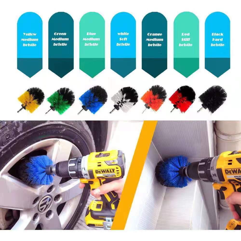 Electric drill cleaning, brushing, polishing, polishing, grinding, disc ceramic tile, floor tile, wheel hub, kitchen bathroom, floor brush, cleaning brush