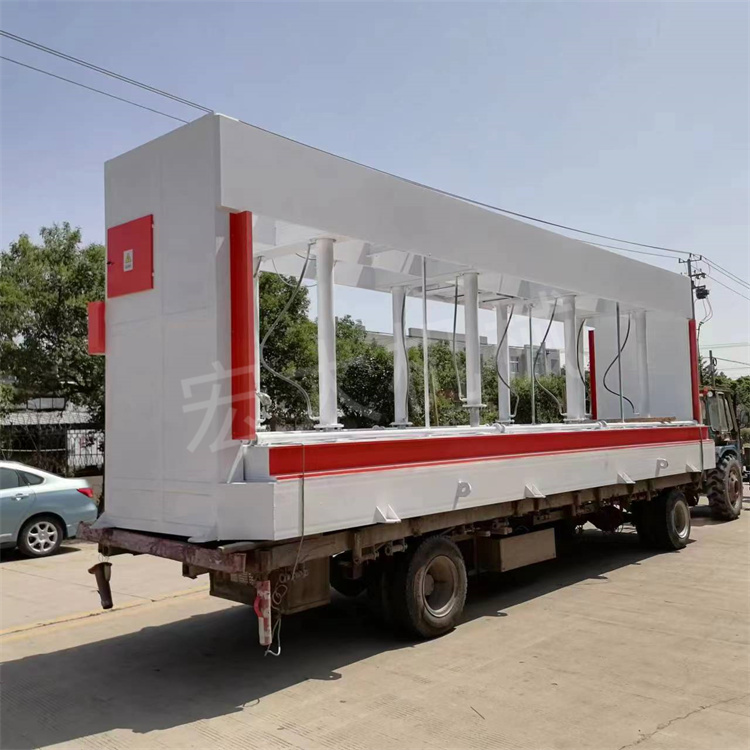 Sunshine room shaping composite cold press, rock wool aluminum plate bonding press plate machine, Hongda production table top can be processed as needed