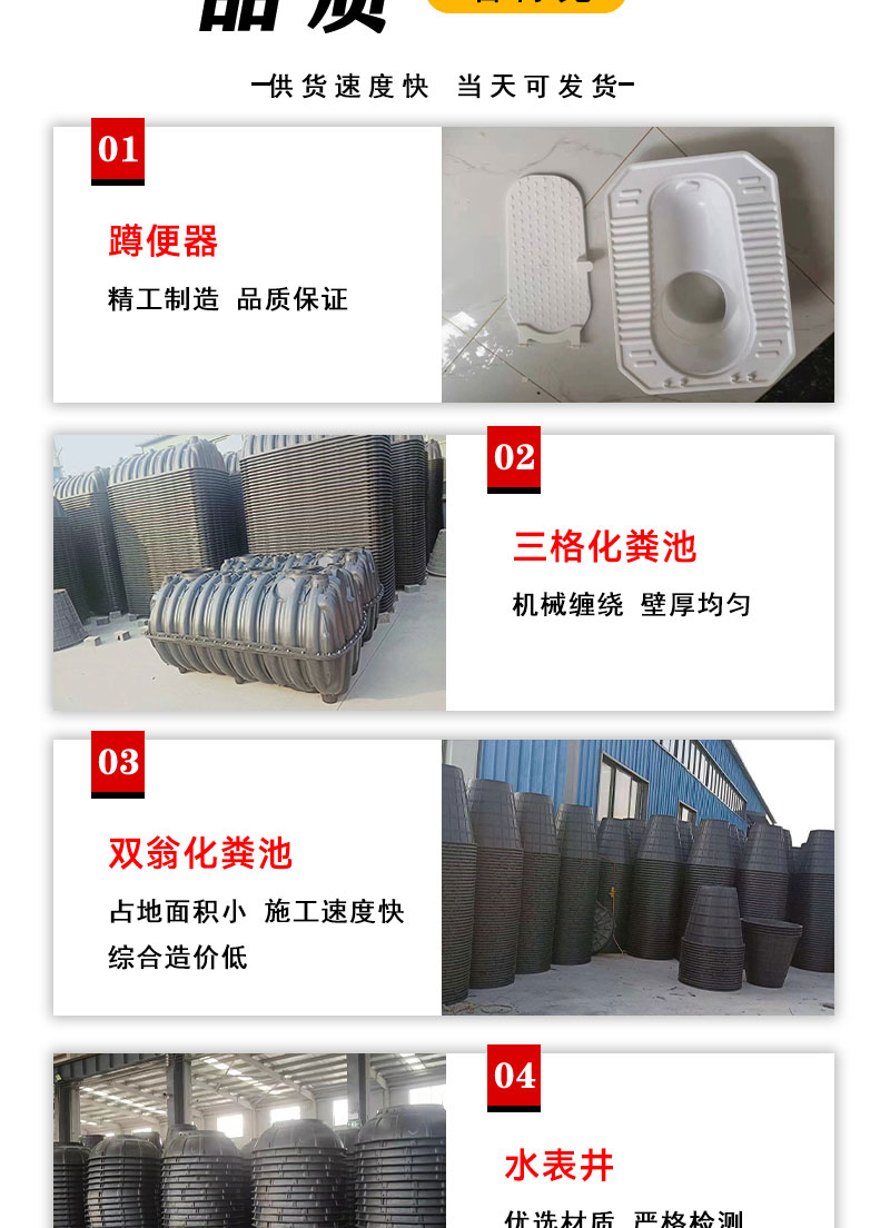 Finished product integrated oil separator, three grids, Cesspit, Septic tank, high compressive strength, Li Long Juyou, environmental protection