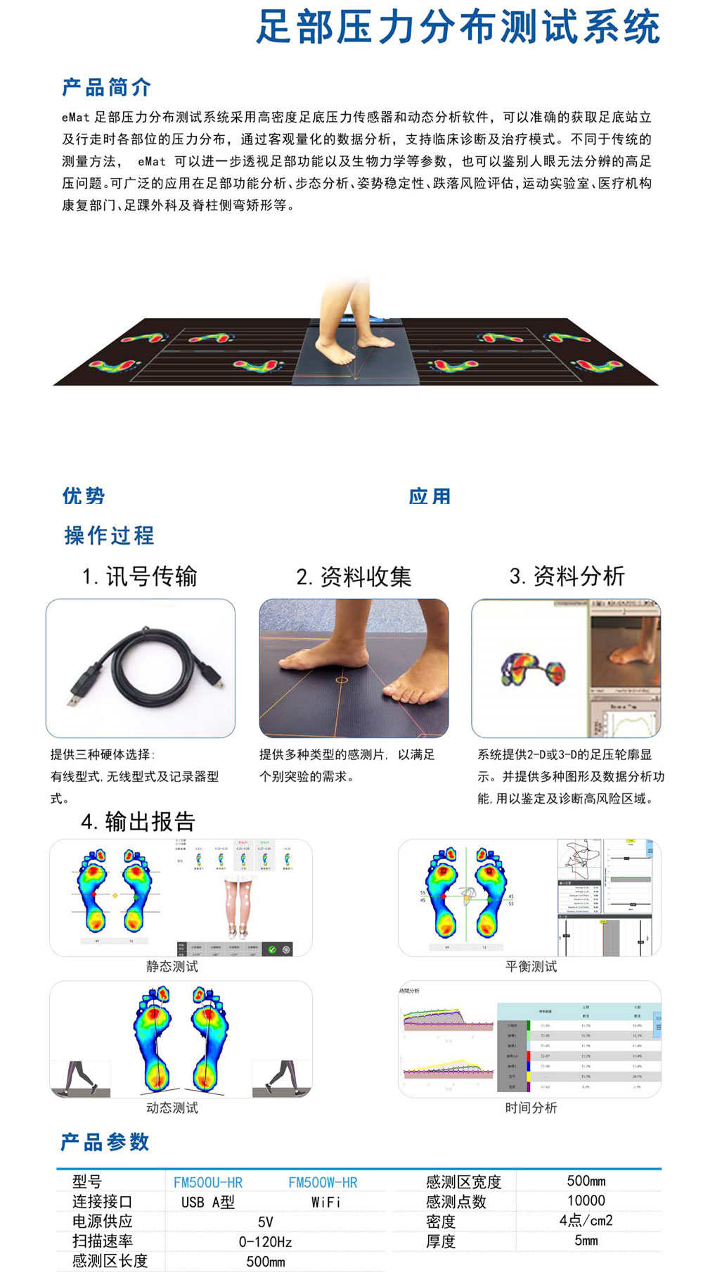 Foot pressure gait analysis equipment, foot health assessment, customized insole design and production deposit