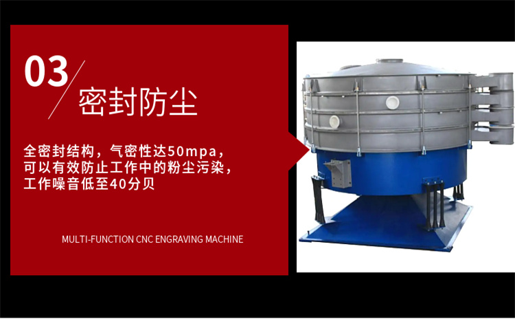 Circular rocking screen special screening equipment for chemical food and pharmaceutical powder Metallurgical particle metal powder vibrating screen