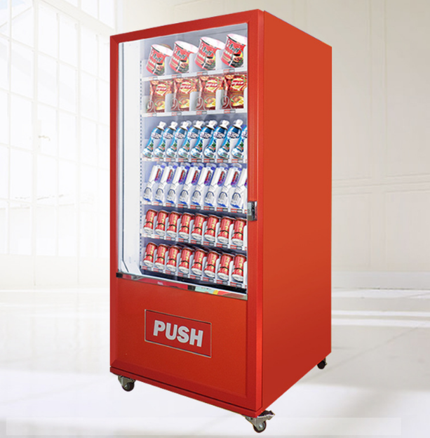 Snack and beverage self-service vending machine, unmanned self-service selling of cigarettes and medicine, 24-hour grid cabinet convenience store