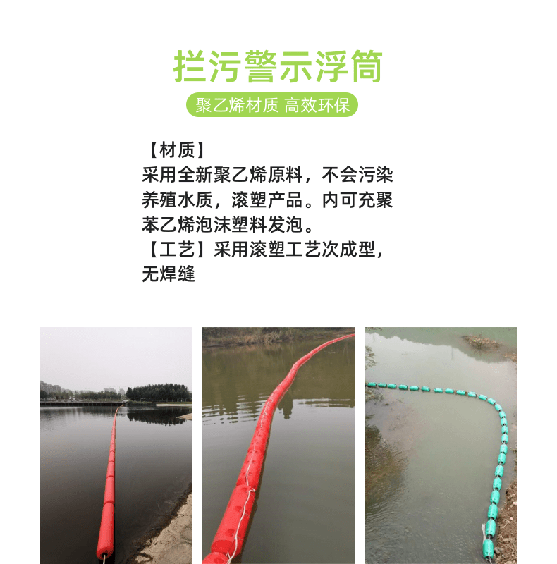 Integrated Pollution Prevention and Warning Float for Garbage Interception and Floatation in River Regulation