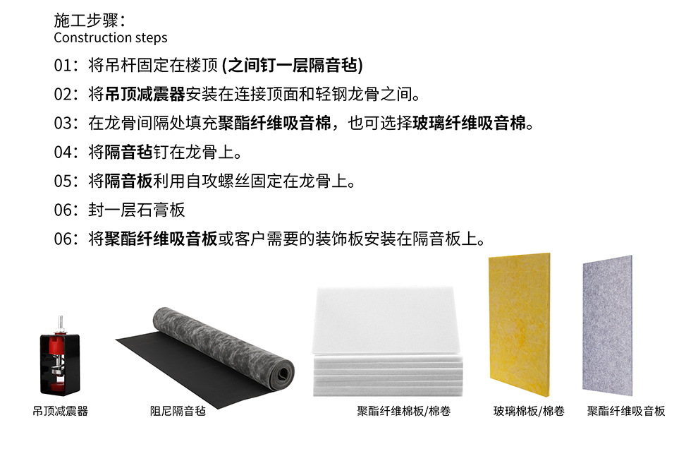 Sound insulation cotton, sound insulation felt, KTV wall material, KTV bar wall and ground decoration, composite sound insulation material