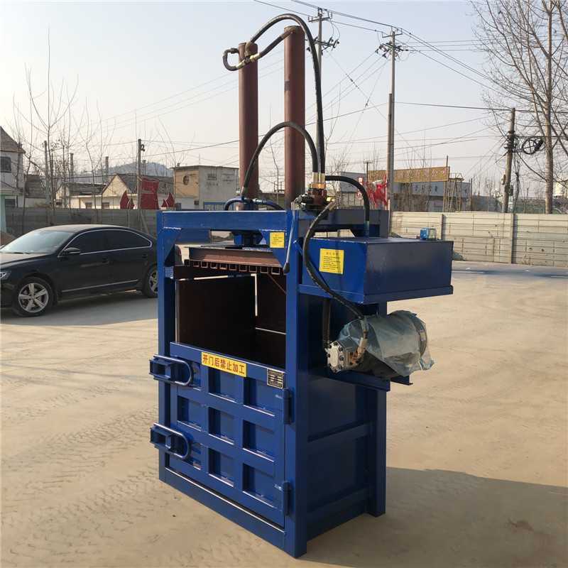 20 ton vertical hydraulic baler fully equipped with non shrinking waste paper bundling machine, solid waste compactor