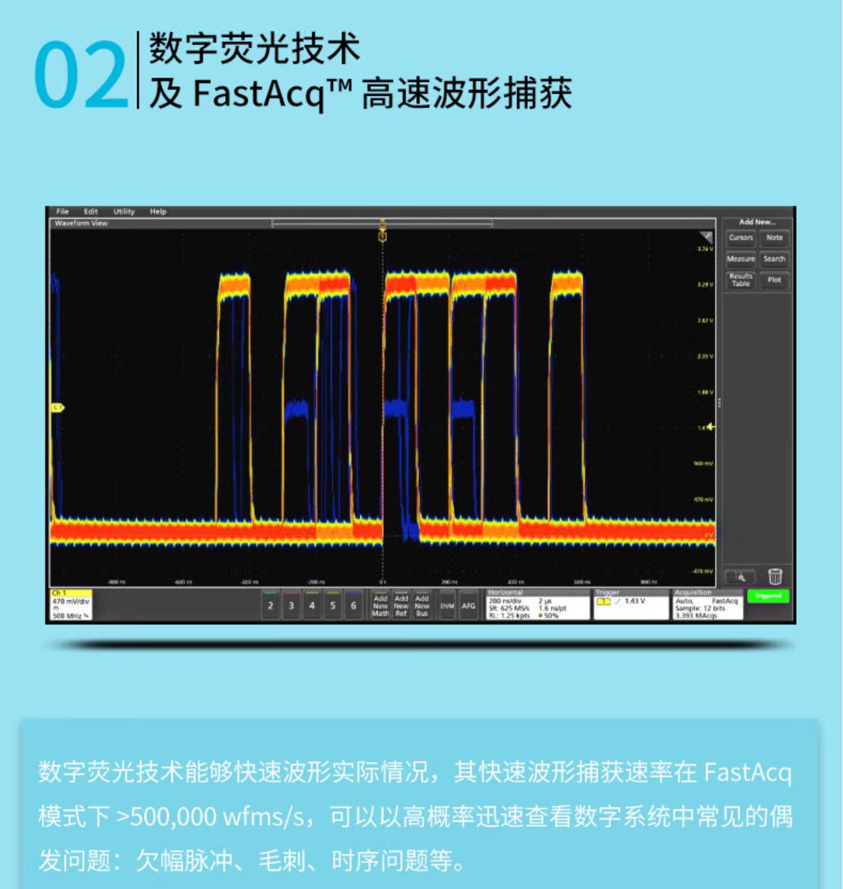 Tektronix泰克MSO44 4-BW-200 四通道200M混合信号示波器