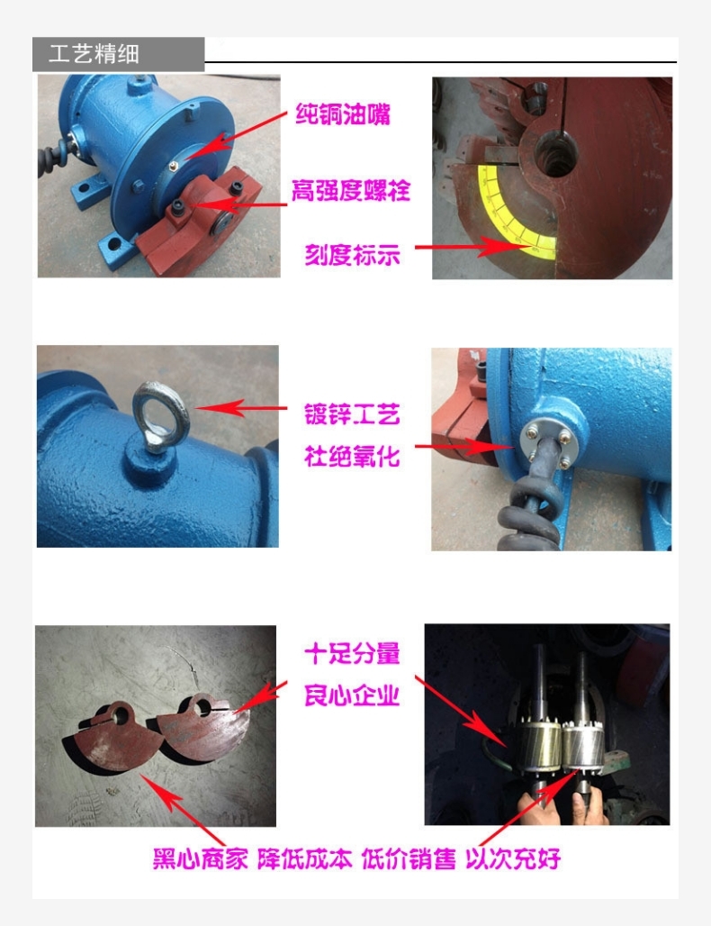 YBZD-20-4 explosion-proof vibration motor, dust vibration motor, three-phase asynchronous motor