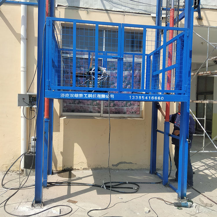 Elevator, cargo elevator, hydraulic lifting platform, guide rail type elevator, factory building, industrial cargo elevator, cargo electric elevator