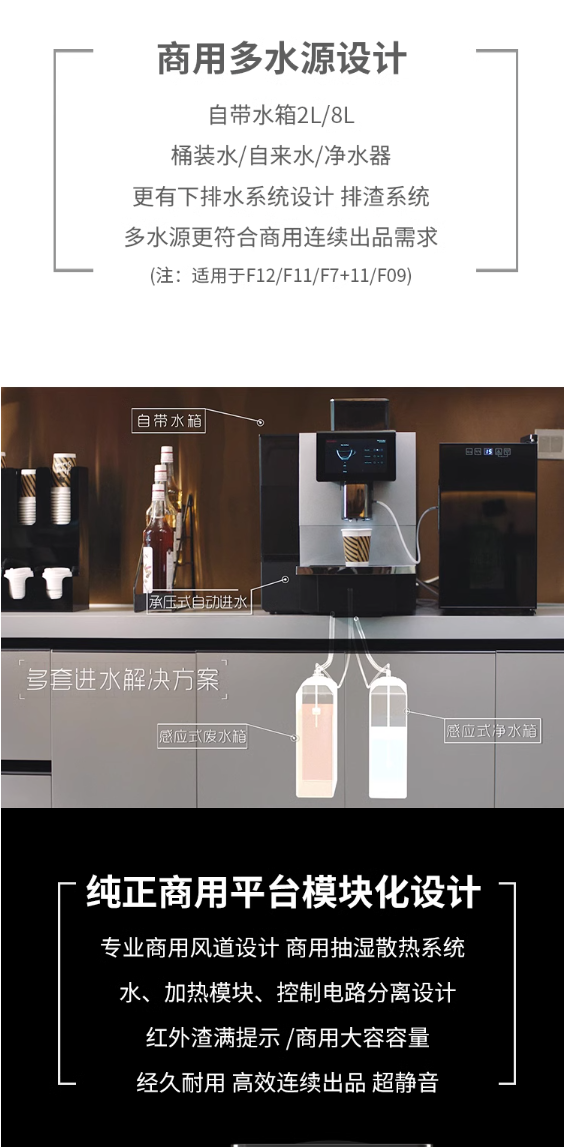 Dr. Coffee Coffee F11 Fully Automatic Coffee Machine Electric Bean Grinding and Extraction Integrated Machine Commercially Available