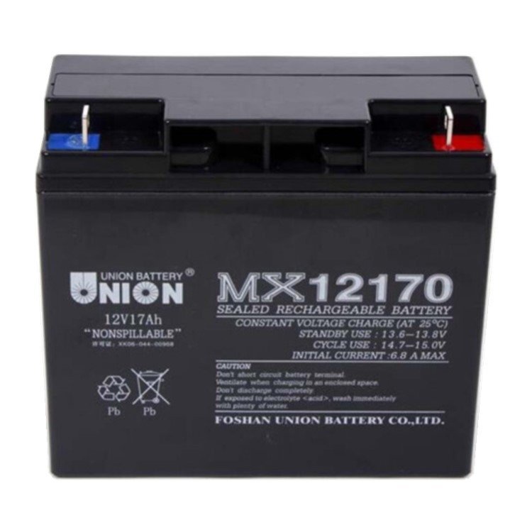 UNION蓄电池MX12170友联电池12V17AH UPS/EPS电源配套 机房