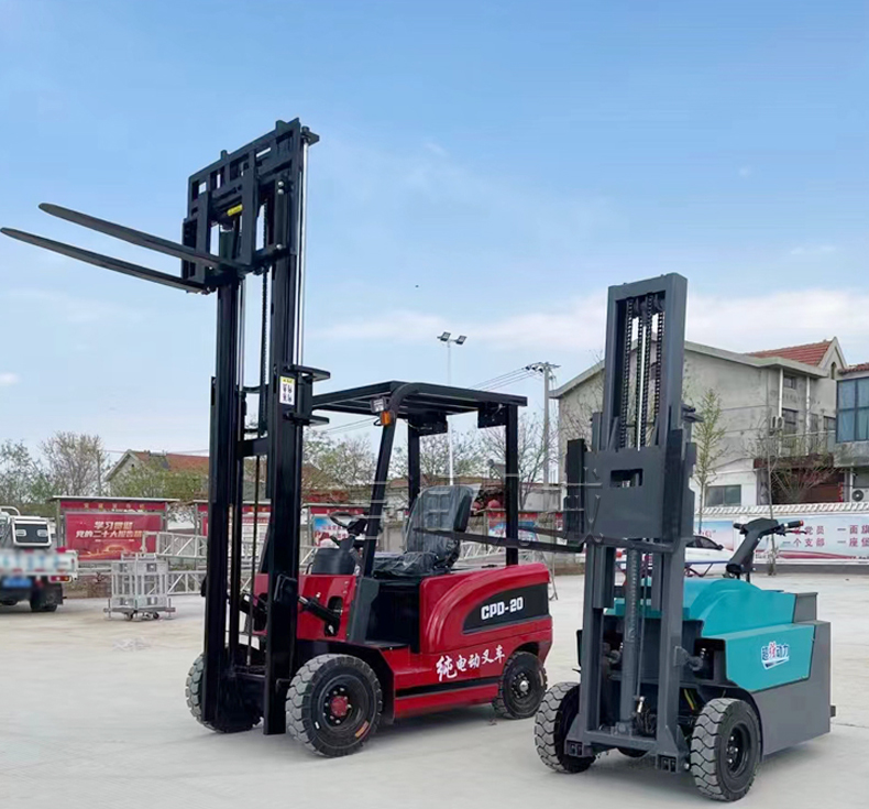 Years of experience and quality assurance in direct supply of fully electric stacker forklift trucks by manufacturers