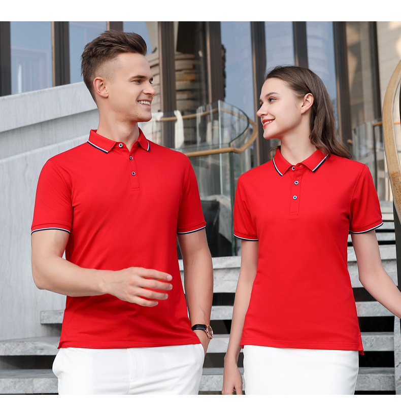 POLO Shirt Customized Workwear Summer Short Sleeve Polo T-shirt Customized Group Advertising Cultural Shirt Customized Logo