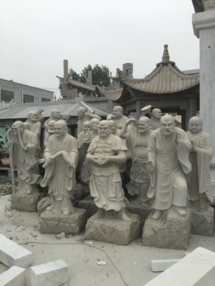景观古代人物雕刻 石雕观音雕像 法制学校雕塑 厂家有现货