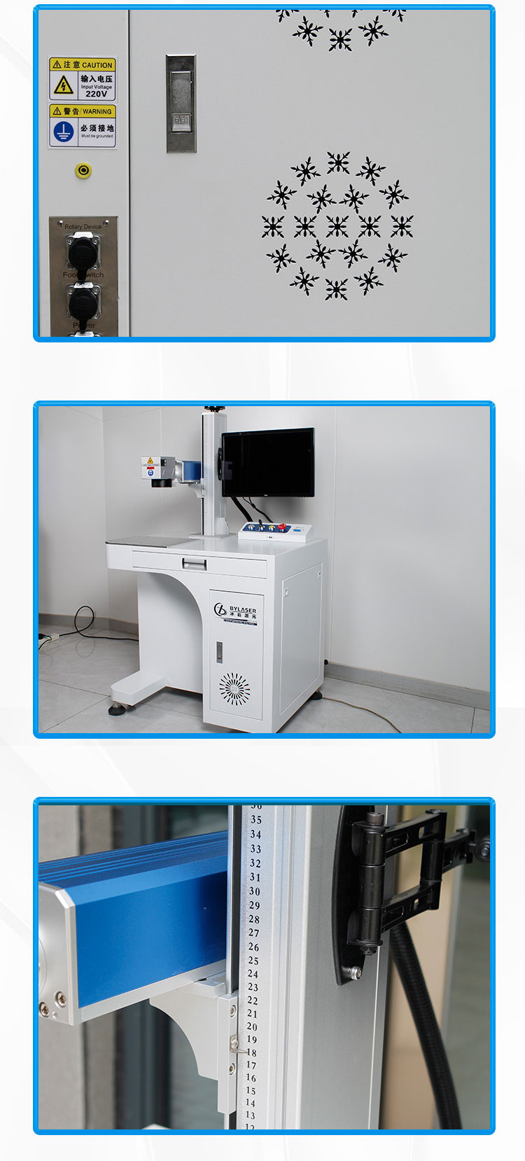 Laser marking machine, metal plastic engraving, laser engraving machine, fiber optic 20w 30w 50w