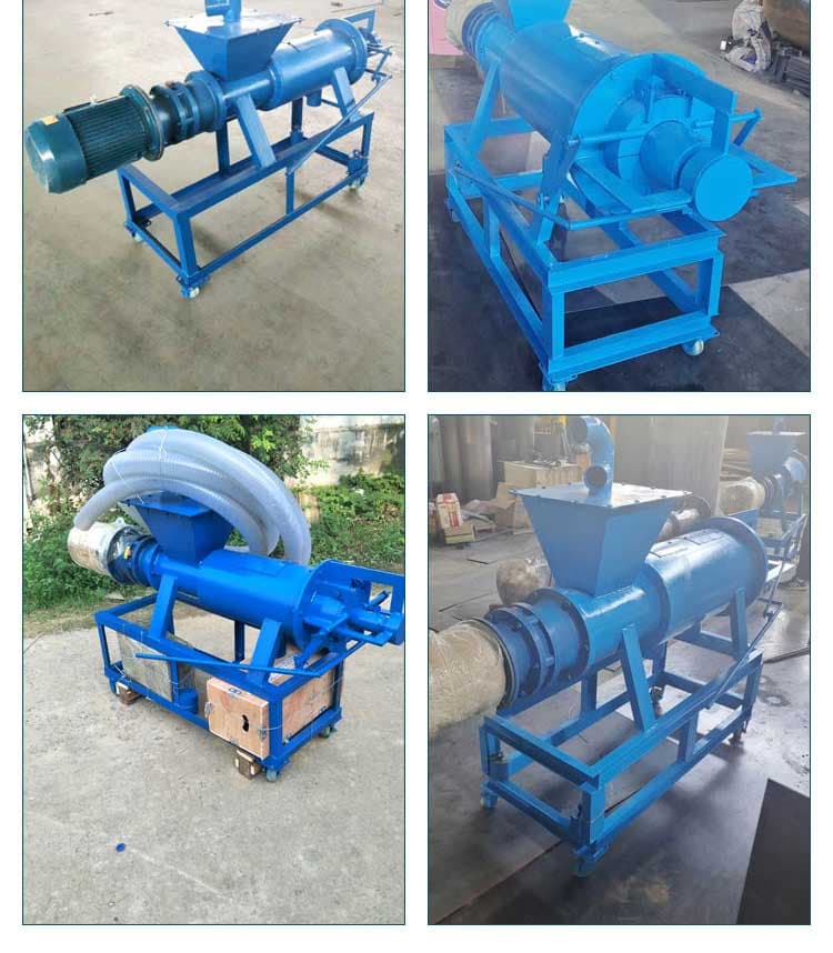 Drum type solid-liquid separator, microfiltration type pig manure dry and wet separation equipment, farm manure dewatering machine