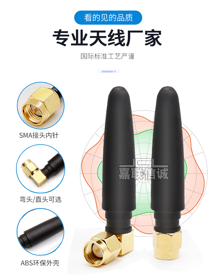 Kexin Communication Antenna Manufacturer 2g 3g gprs nb-iot gsm Elbow Small Pepper Waterproof Stick 4g5g