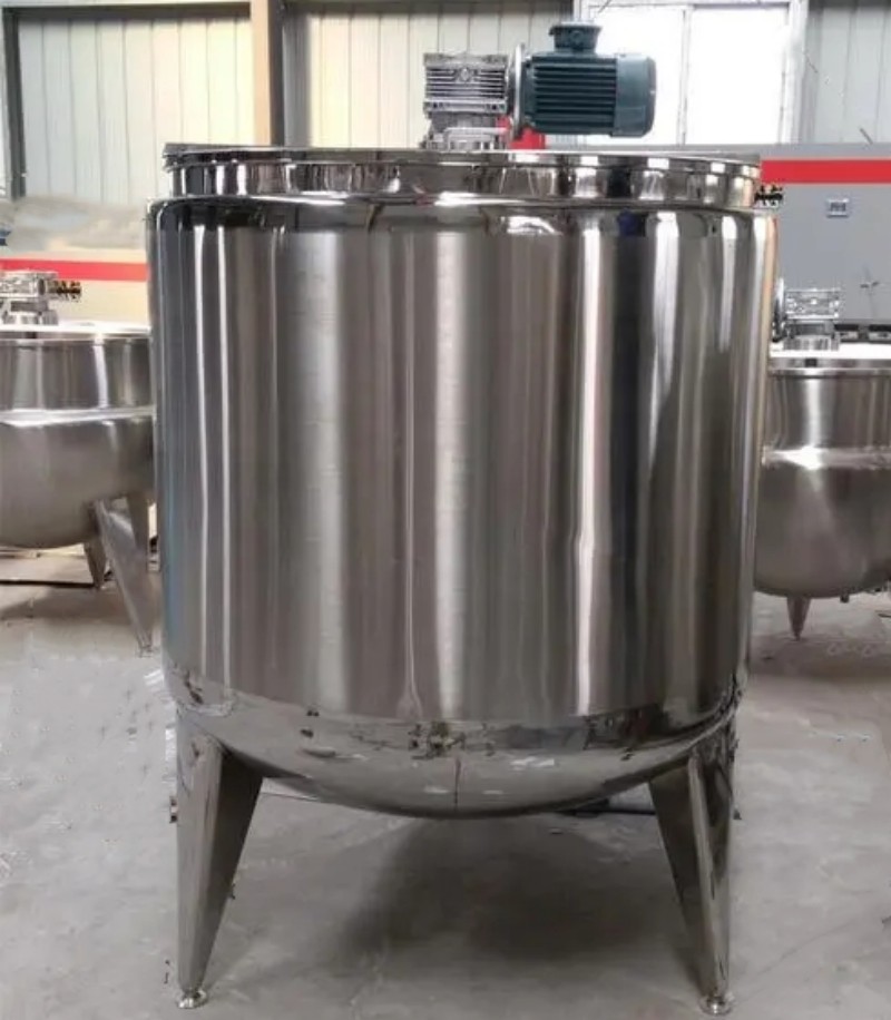 Stainless steel vacuum reactor steam heating electric heating coil type homogeneous high shear emulsification stirring tank