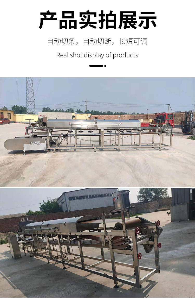 Longheng large-scale Liangpi rolling machine, full automatic rice noodle machine, assembly line