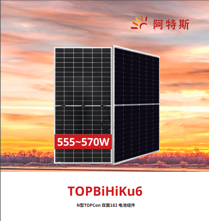 Canadian Solar double-sided photovoltaic panel 555w 560w 565w 570w 575w 580w solar panel manufacturer