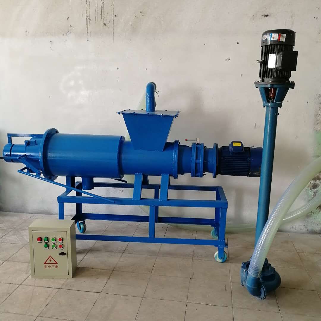 Microfiltration type solid-liquid separator, Chengyu sweet potato residue dehydration and treatment machine, 200 type chicken manure squeezing machine