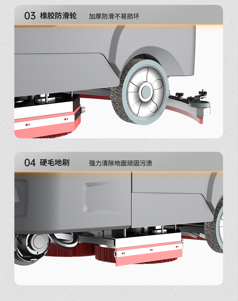 Royalstar Driving Floor Washer Indoor Mall Supermarket Factory Workshop Multi functional Electric Floor Mower RS-D260