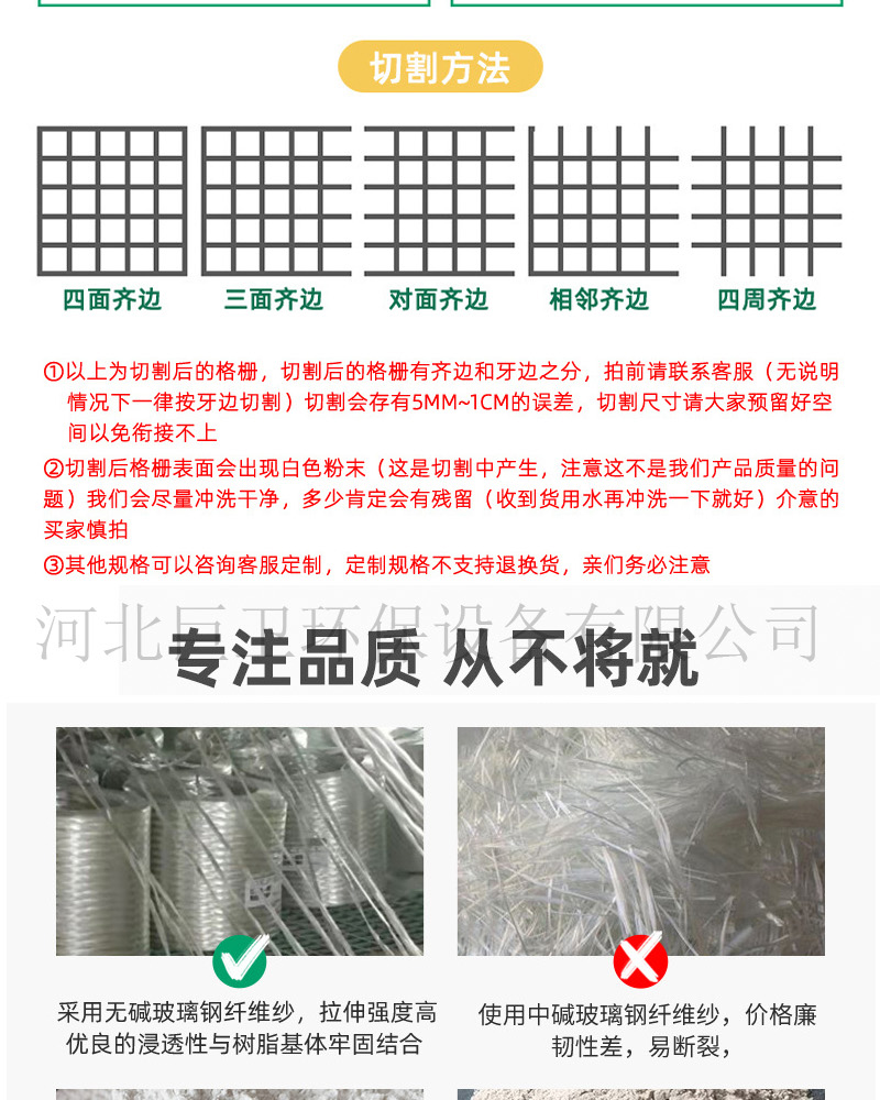 Juwei Environmental Protection Glass Fiber Reinforced Plastic Trench Grille Composite Material Herringbone Anti slip Cover Plate 50 * 50 * 50mm Customized