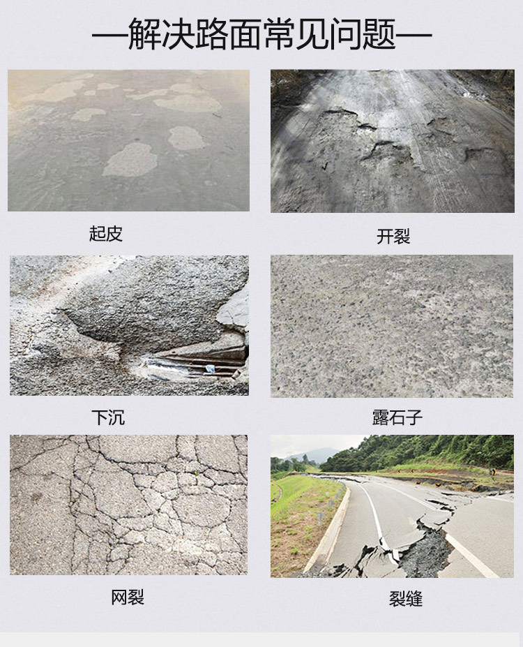 Repairing agent for sanding and peeling treatment of factory floors Repair of cracks on concrete pavement of factory buildings High strength and wear resistance repair