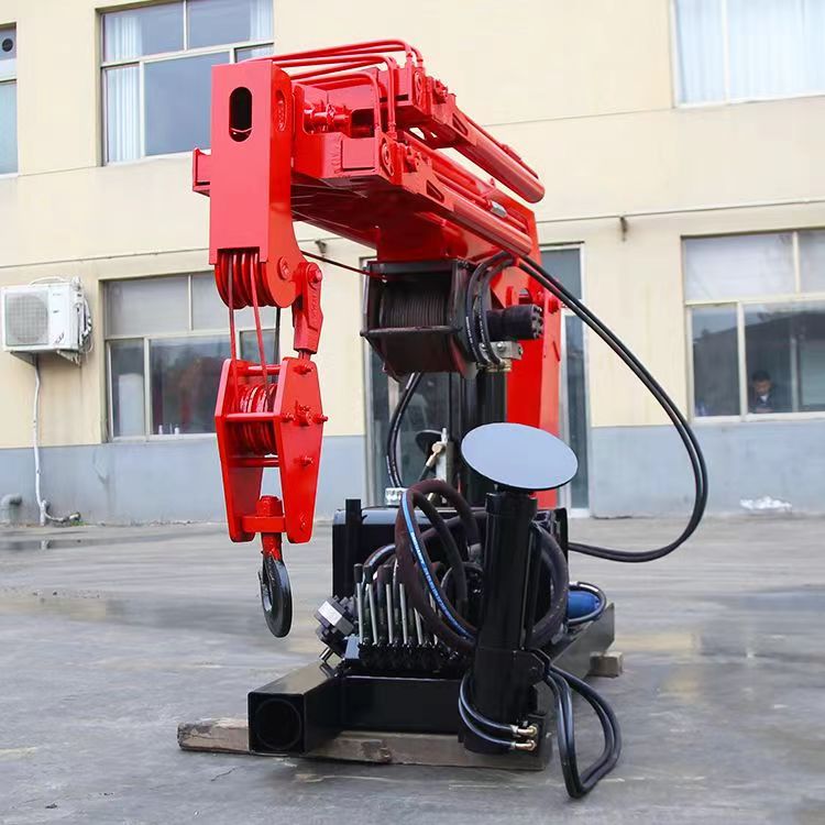 Truck mounted crane arm, truck mounted crane, light truck, telescopic crane arm, truck loading and unloading hydraulic crane assembly