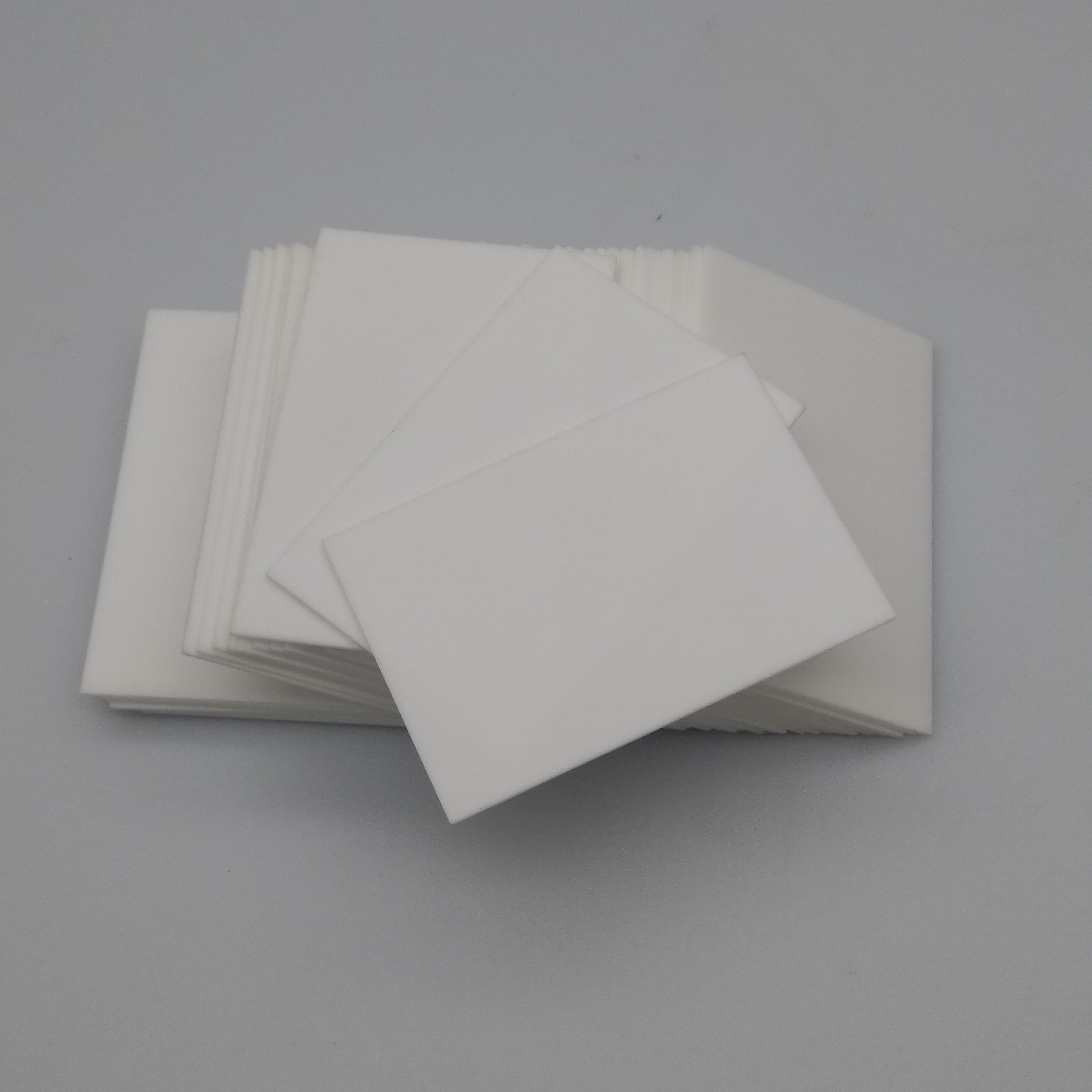 【 Customized 】 Electronic ceramic material ceramic plate 96% alumina 50 * 38.5 * 0.5 insulation ceramic sheet