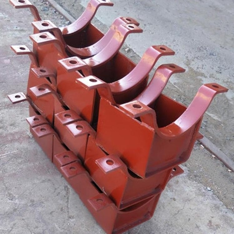 Supply pipeline supports, hangers, pipe supports, welded pipe supports, support strip customization