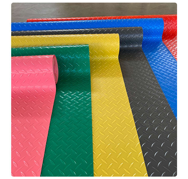 Xueke Oxford Plastic Floor Mat Waterproof and Anti slip Red Plastic Carpet Cuttable Staircase Step Rubber Mat Floor Mat