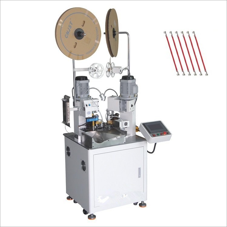 Liyao fully automatic five wire double head terminal machine with complete specifications of double head machine automata