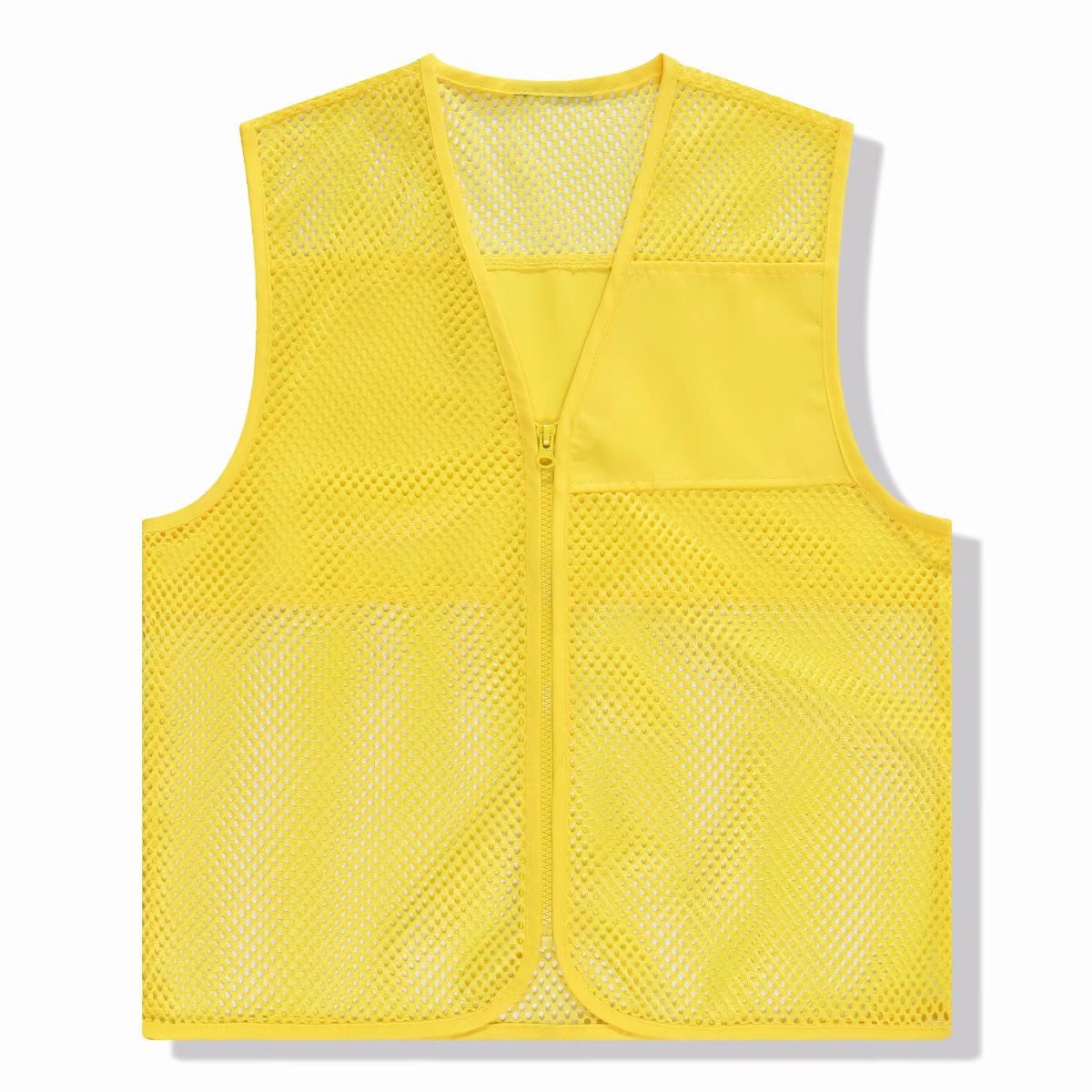 Advertising vest printed logo outdoor volunteer public welfare activities breathable mesh vest vest reflective strip advertising shirt