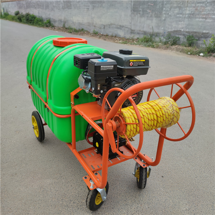 Electric manual sprayer Long range gasoline sprayer Cart type high-pressure spray