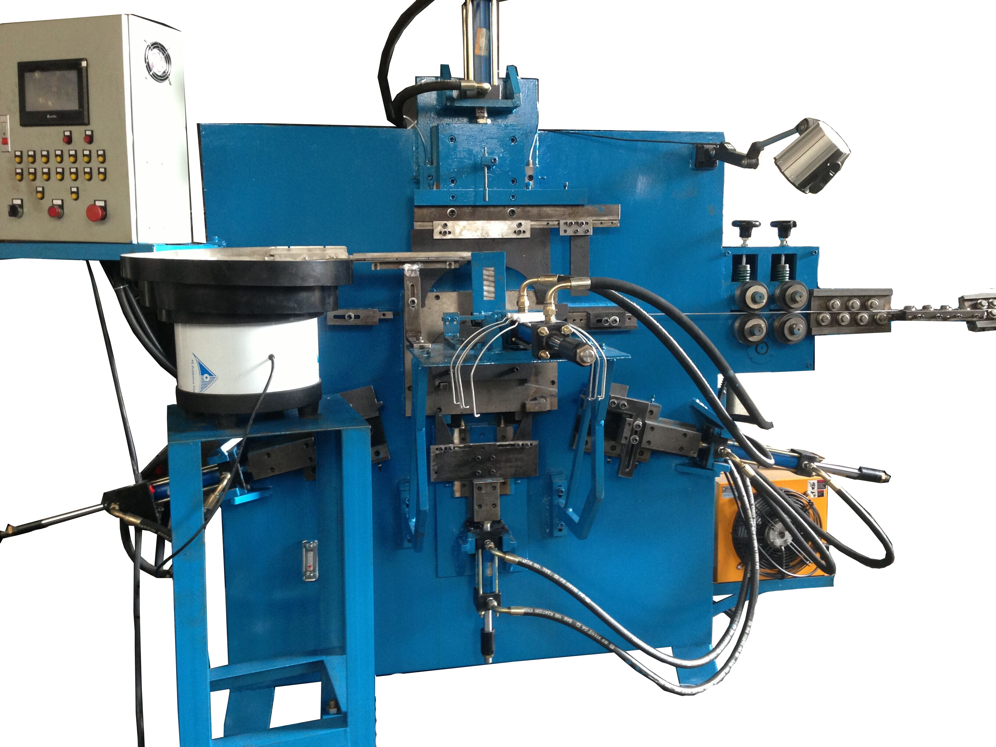 Supply stainless steel S-hook equipment, clothes hanger hook machine, fully automatic bending line handle forming machine