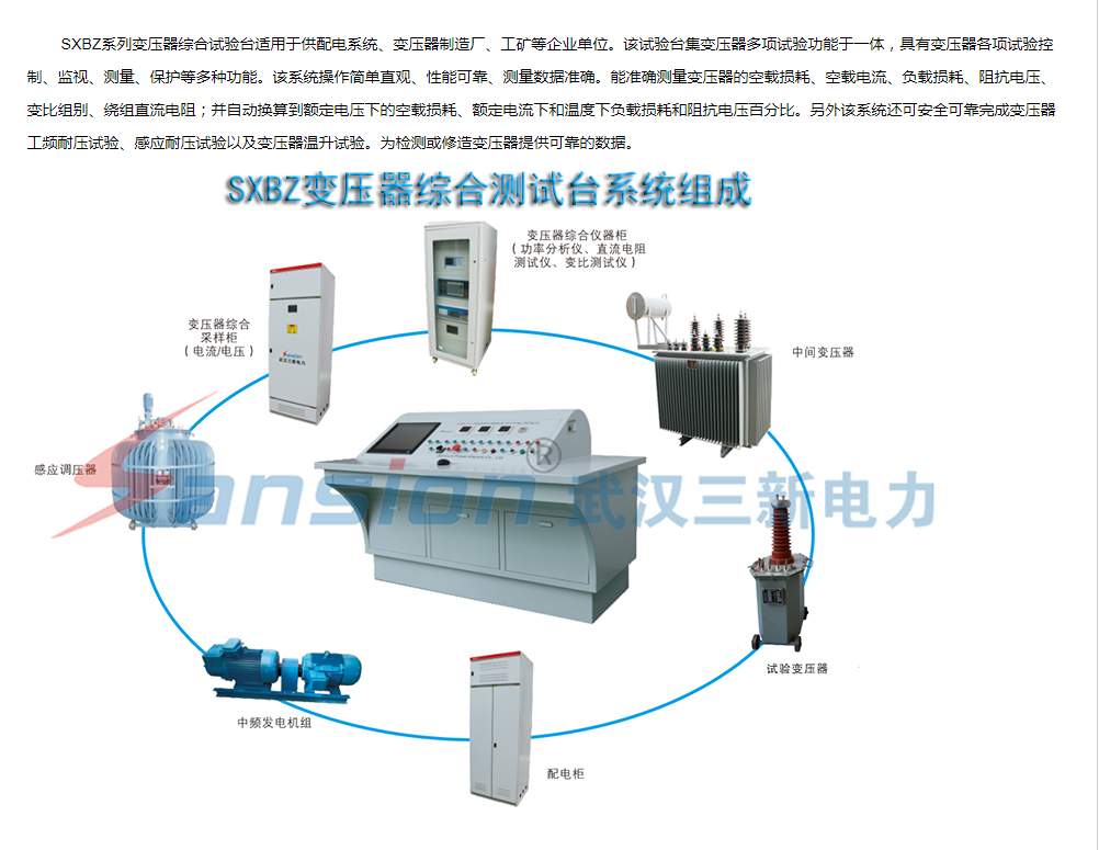 Manufacturer of complete voltage testing equipment for SXBZ-III transformer comprehensive testing platform