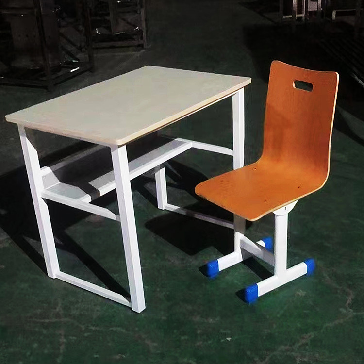 Jieshun Cabinet Industry Training Class Desks and Chairs School Student Combination Desks and Chairs Twin Single Person Set Customizable