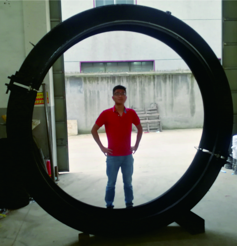 DN2000 flange sealing device, ductile iron pipe socket, Haval joint, large diameter pipe clamp