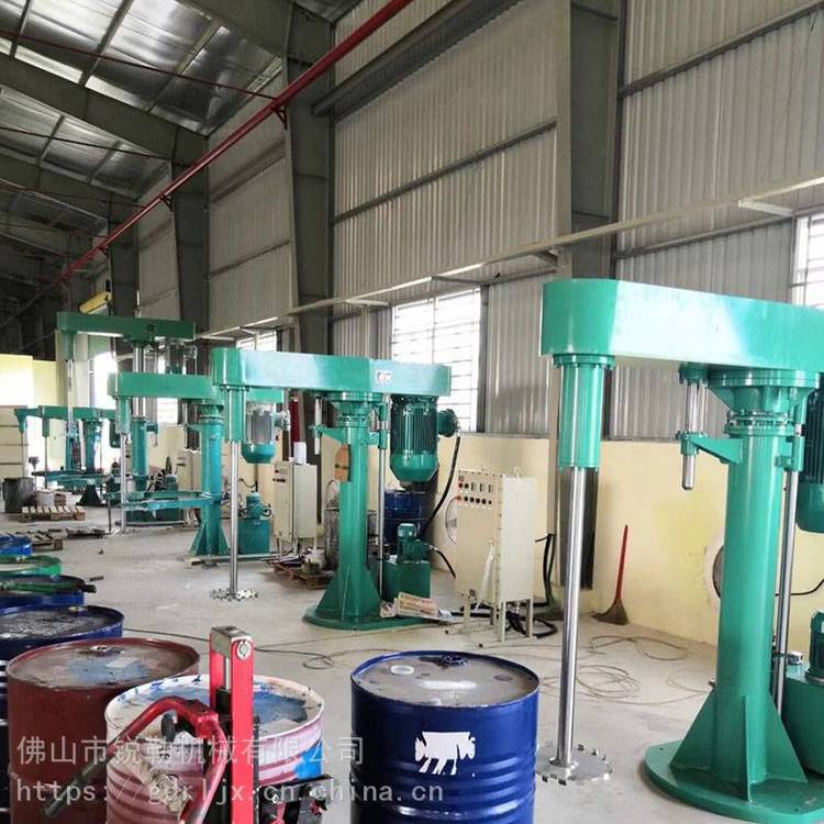 22kw Floor Paint Hydraulic Lift Disperser Emulsion Paint Chemical Paint Variable Frequency Speed Control Mixer Manufacturer