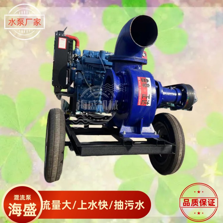 Small 3-inch gasoline pump, self priming pump for aquaculture farm drainage, gear type quenched steel gear pump