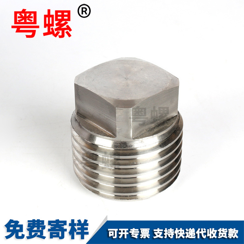 Stainless steel outer square plug, oil plug, blind pipe plug, all supporting specifications